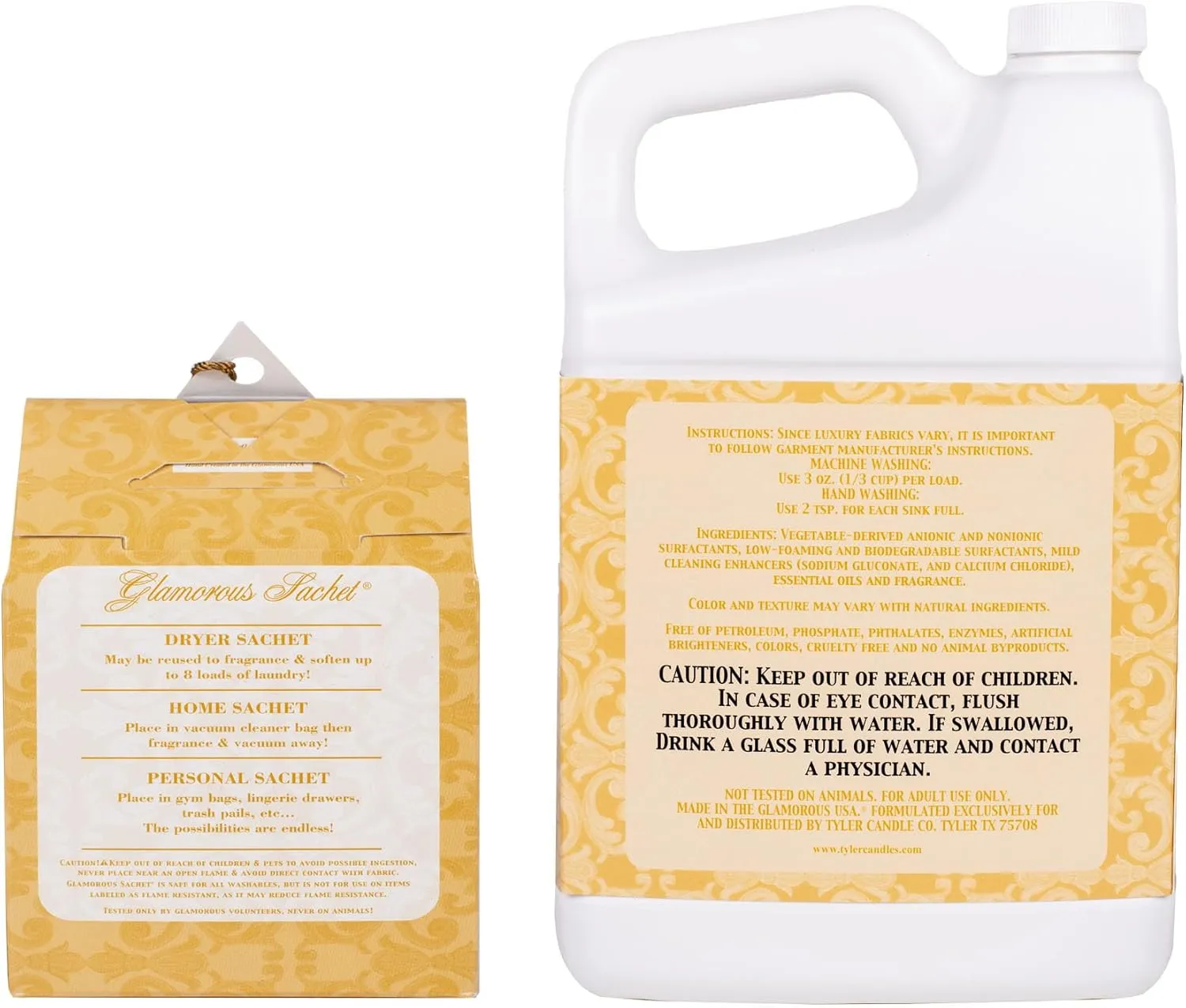 TYLER Liquid Glamorous Wash, Diva, 907g. (With Dryer Sachets)