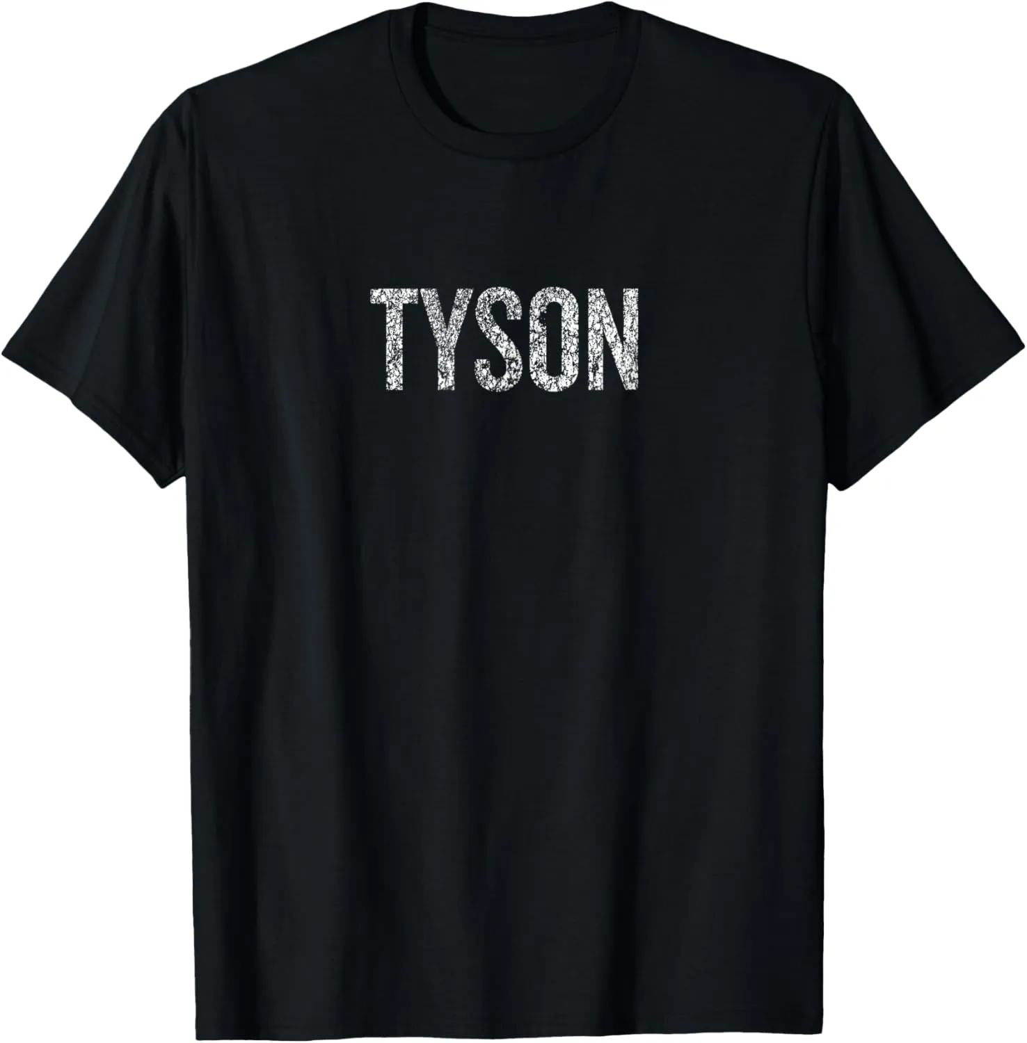 TYSON T-Shirt, Unisex-Adults & Kids, Black, Small, Short Sleeve