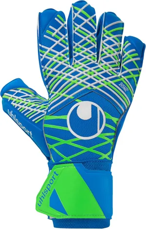 uhlsport | Aquasoft | Goalkeeper Gloves | Pacific Blue/Fluo Green/White