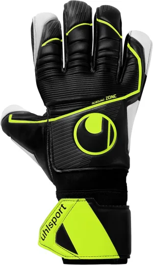 uhlsport Supersoft HN Flex Frame Goalkeeper Gloves Size 10, Black