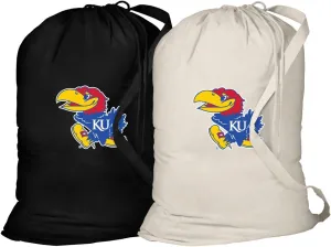 University of Kansas Laundry Bag -2 Pc SET- KU Jayhawks Clothes Bags