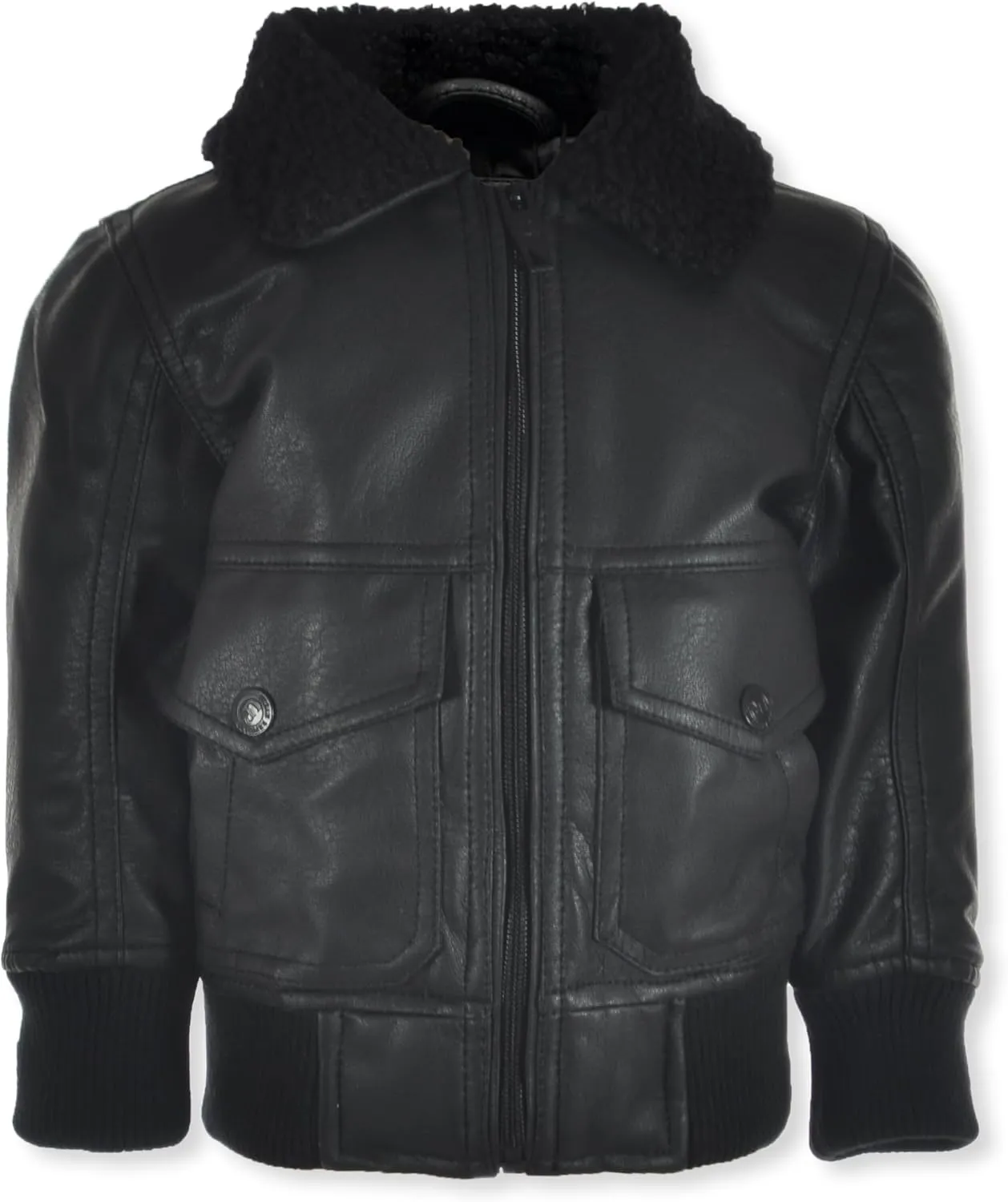 URBAN REPUBLIC Baby Boys' Aviation Captain's Jacket - black, 12 months