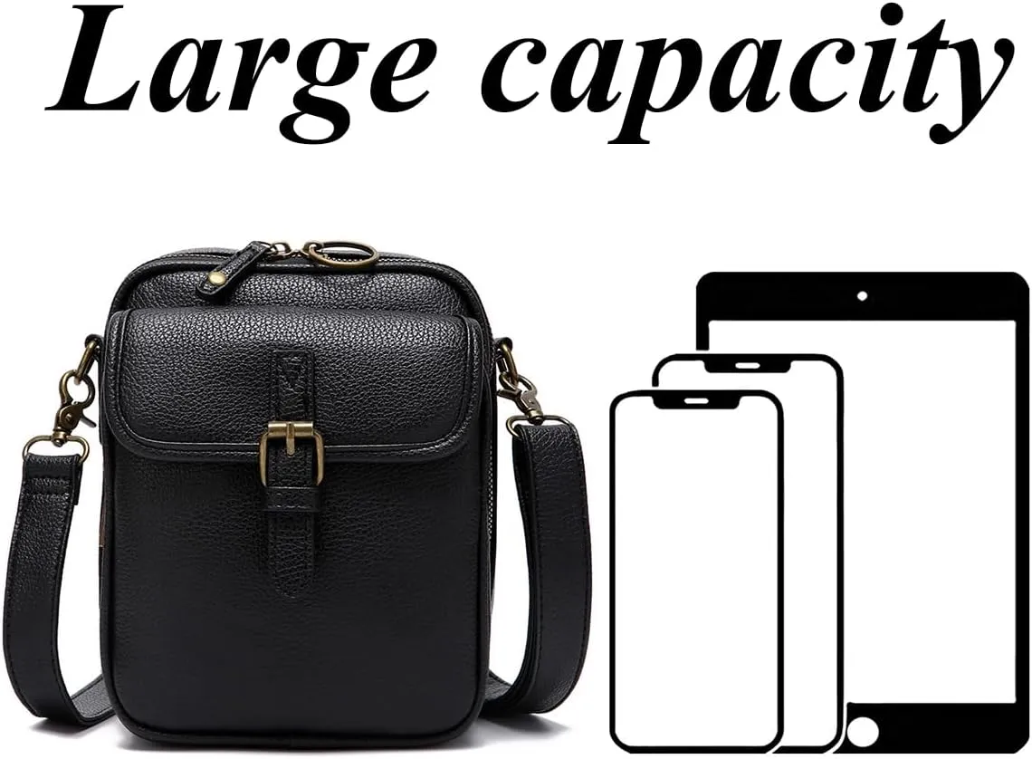 Urvashi Tojoyride Crossbody Bag, Vintage Large Purse With Compartments, Capacity Mini Messenger Bag Women Men