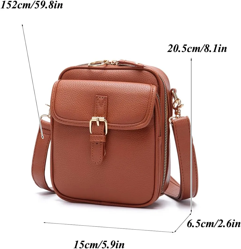 Urvashi Tojoyride Crossbody Bag, Vintage Large Purse With Compartments, Capacity Mini Messenger Bag Women Men