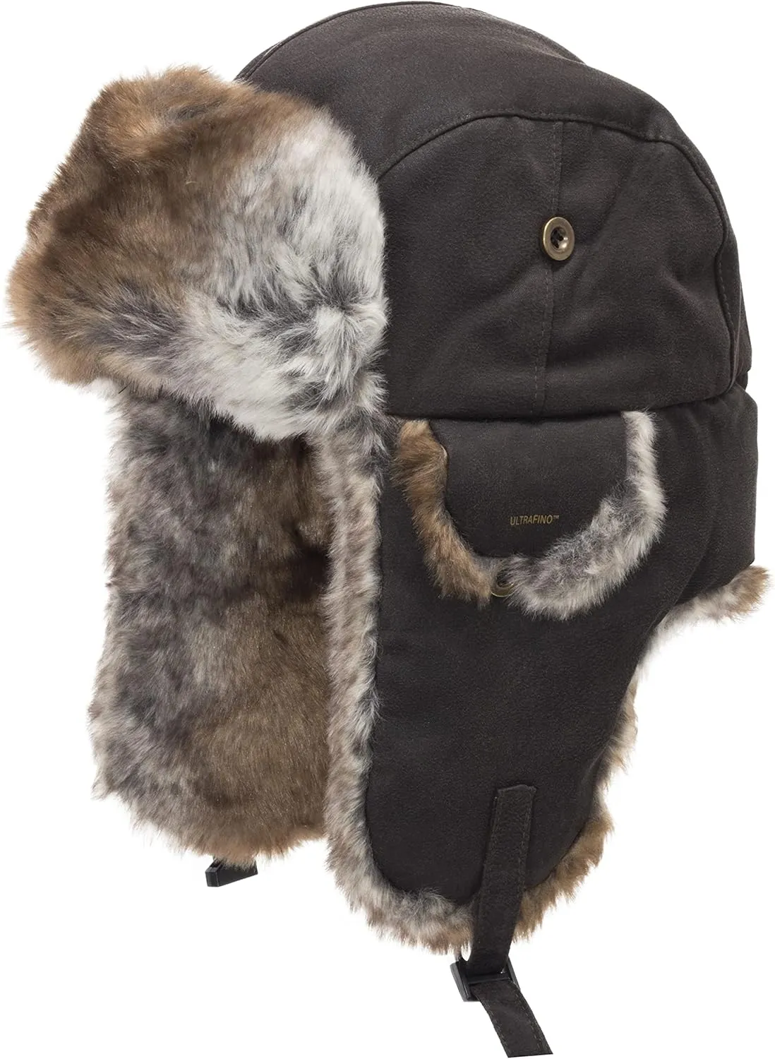 Ushanka Trooper Russian Pilot Aviator Leather Winter Trapper Hat Sizes