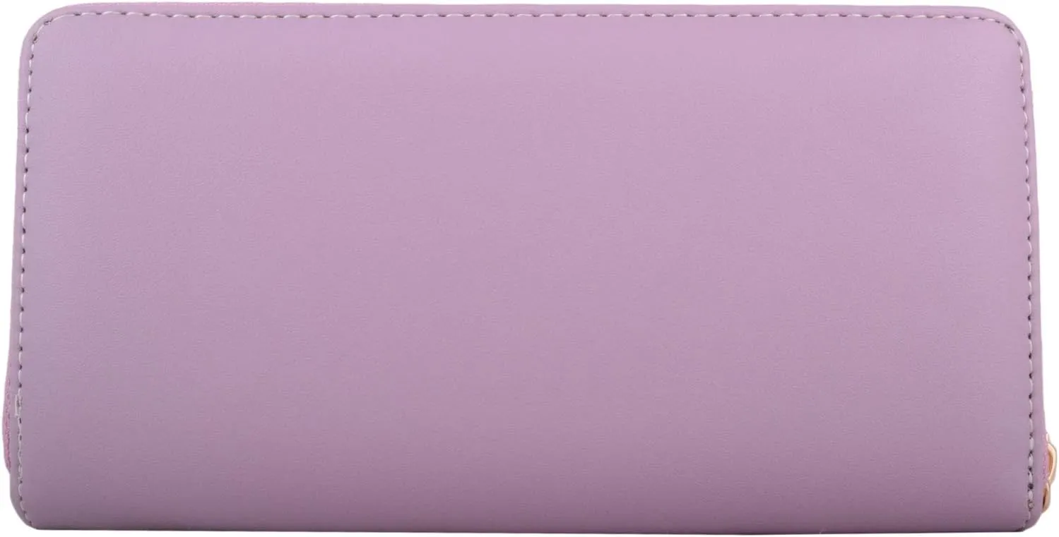 Valita Womens Soft Faux Leather RFID Protected Zip Around Concertina Purse/Clutch