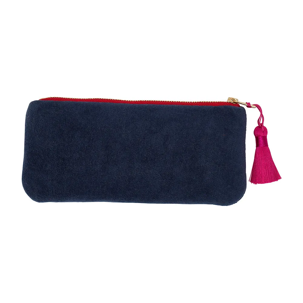 Velvet Makeup Pouch
