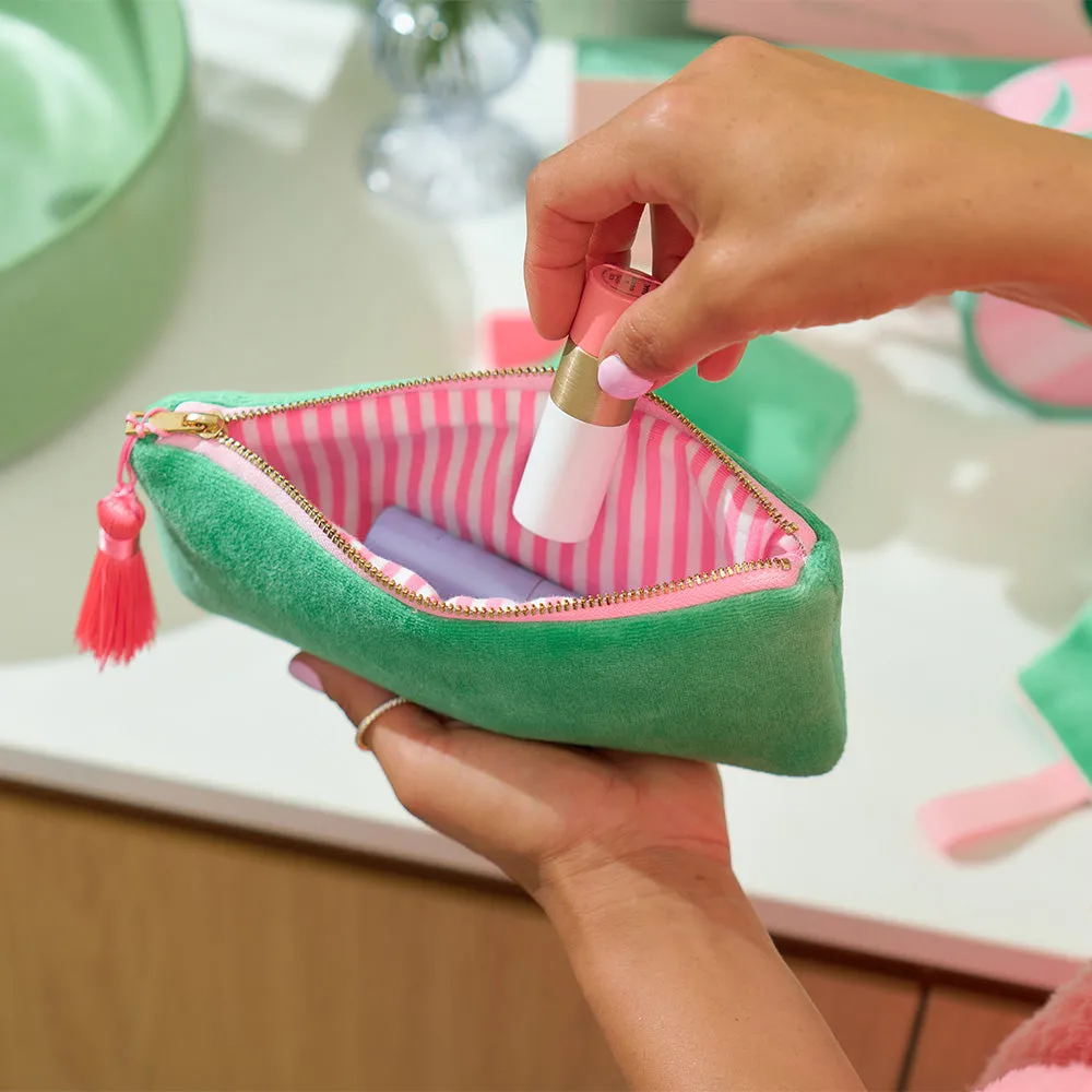 Velvet Makeup Pouch
