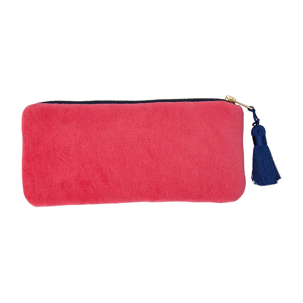 Velvet Makeup Pouch