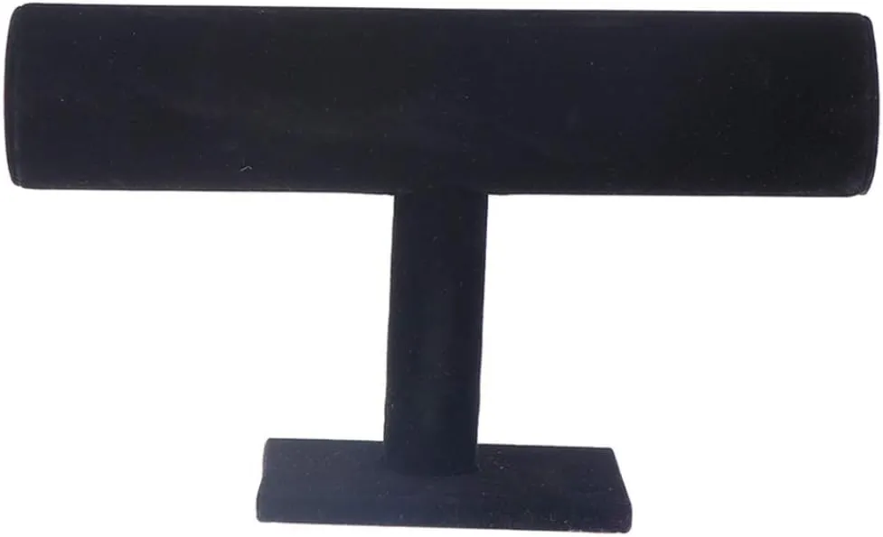 Velvet T-bar Display Stand, Stand Storage Box, Bracelet, Jewelry, Watch, Headband Stand