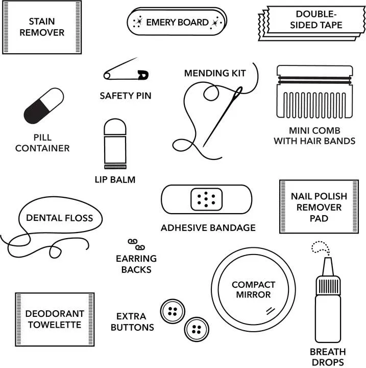 Velvet Tassel Minimergency Kit: Pink