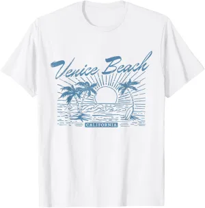 Venice Beach California Vintage Distressed Beach T-Shirt