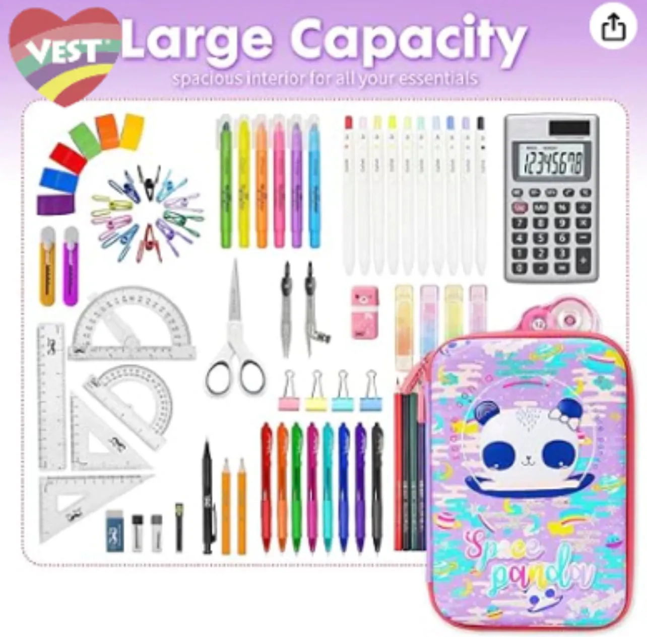 Vest - Big Luxury Stationery Pouch