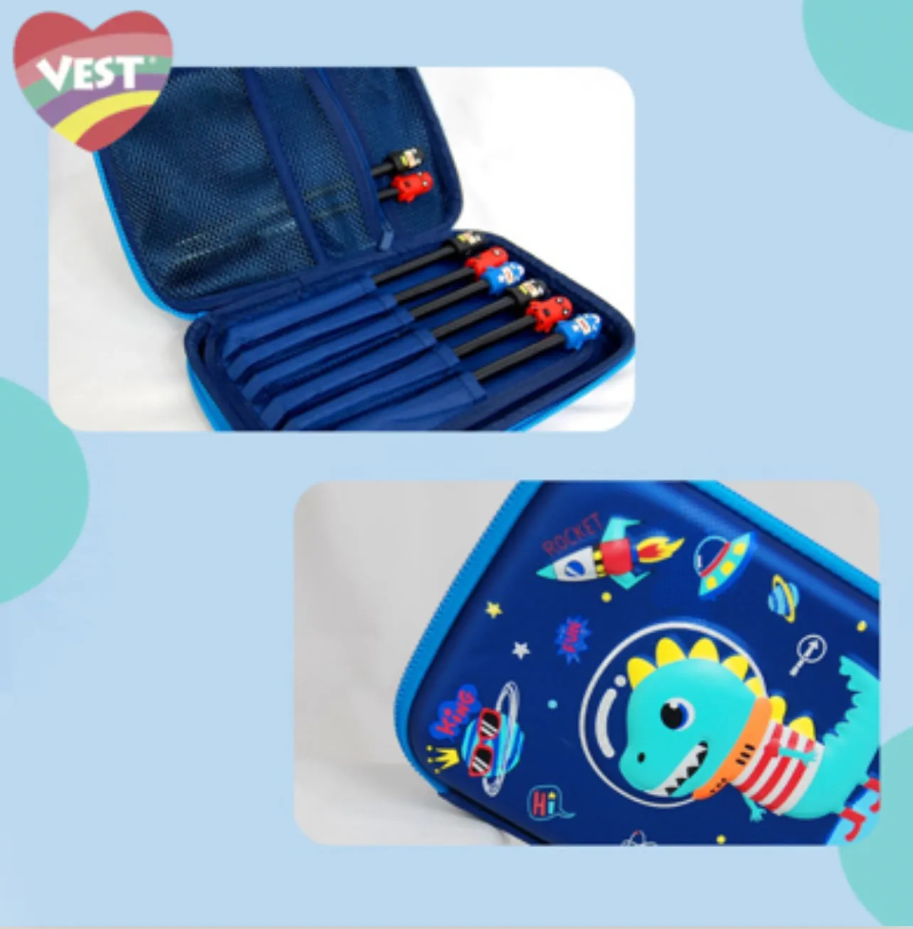 Vest - Big Luxury Stationery Pouch