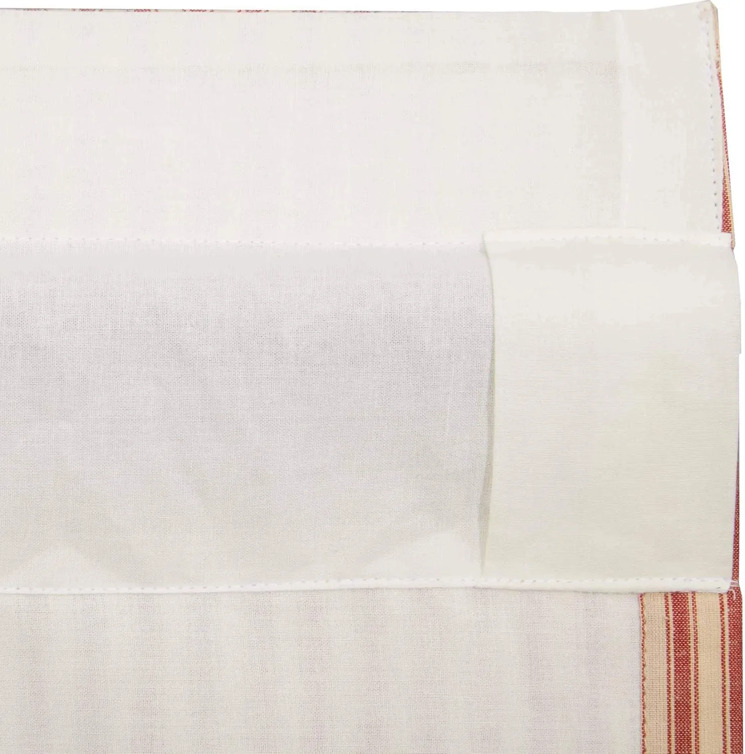 VHC Brands Sawyer Mill Farmhouse Curtains Valance with Lining for Living Room Bedroom Kitchen Window Décor Plaid Rod Pocket - Valance 19x72