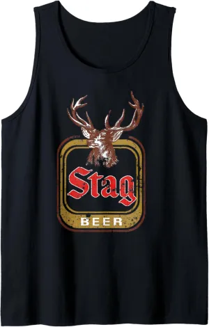 Vintage Stag Beer, distressed Tank Top