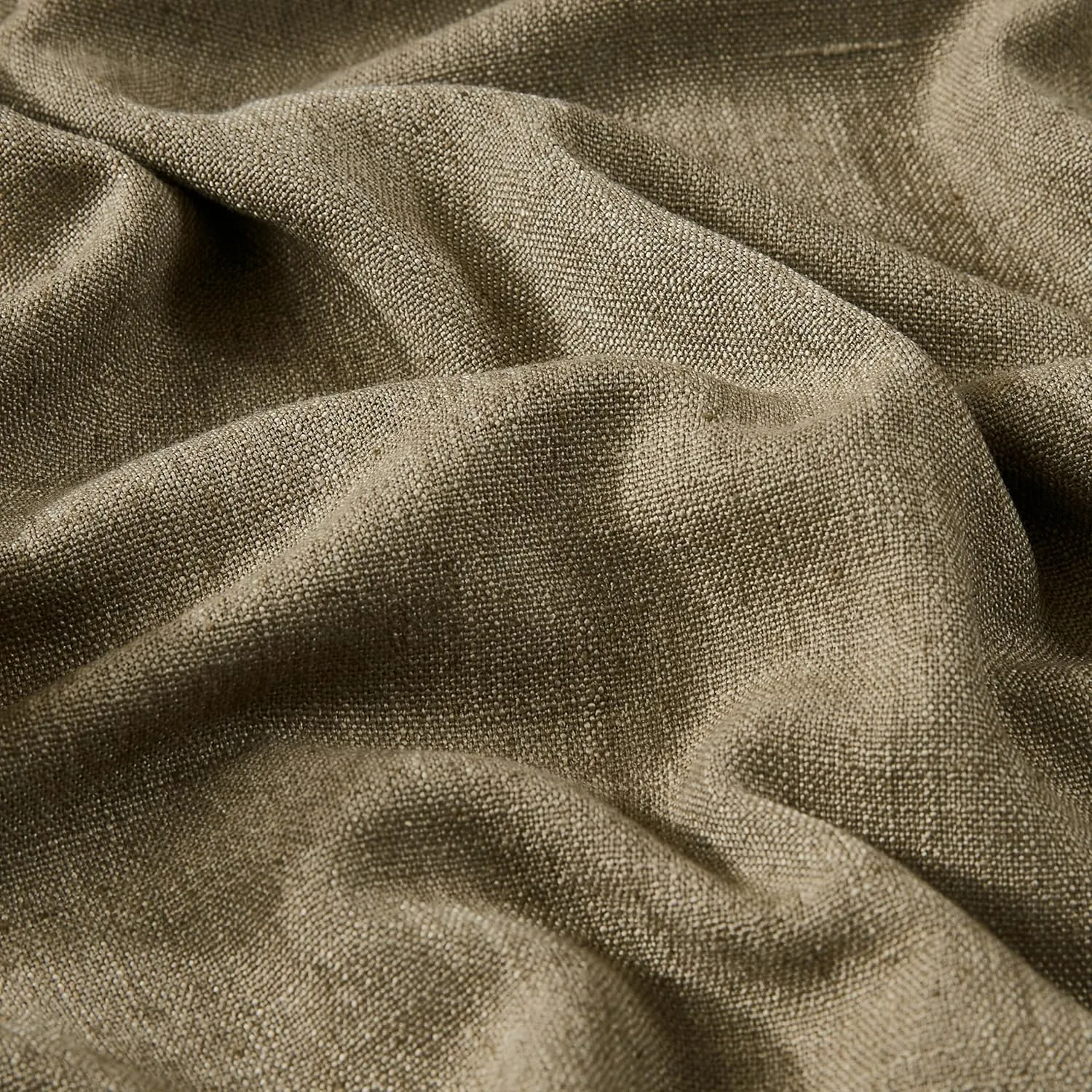 Vision Home Brown Linen Full Blackout Curtains Grommet Total Room Darkening Window Curtains 84 inches Long for Bedroom Living Room Energy Efficient Thermal Insulated Rustic Drapes 2 Panels 58" Wx84 L