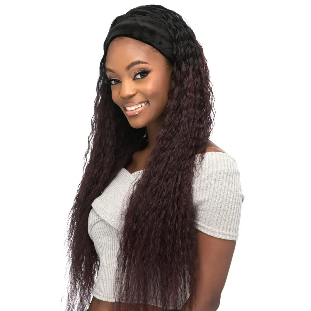 Vivica A. Fox HB-JOA - Heat Resistant Fiber Headband Wig in JET BLACK