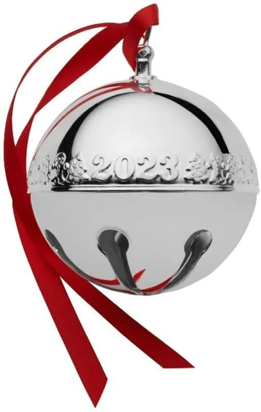 Wallace 2023 Silver Plated Sleigh Bell Ornament, 53rd Edition