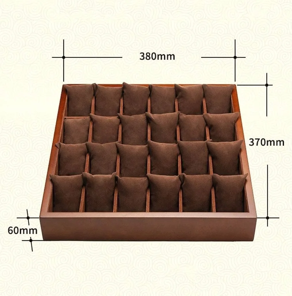 Watch Box Holder Mens Large Case Jewelry Display Organizer Display Showcase