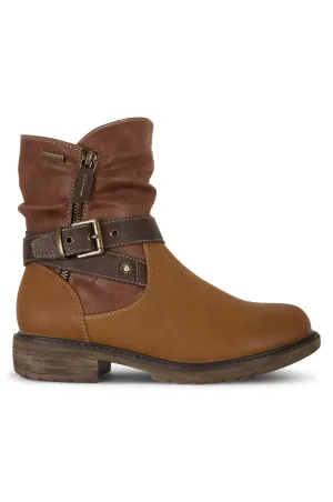 Waterproof Ankle Boot | BROWN | CHIME ZZ