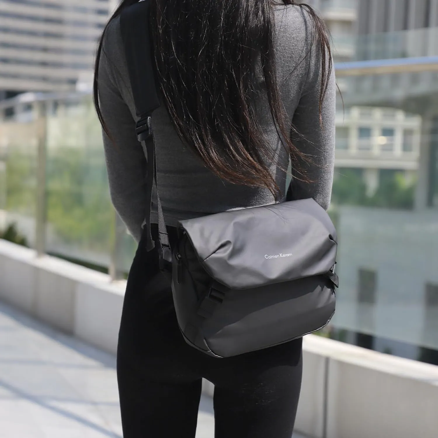 Waterproof Messenger Bag, Small Crossbody Bag Anti Theft, Anti-theft Zipper, Adjustable Strap,Crossbody Bag Men