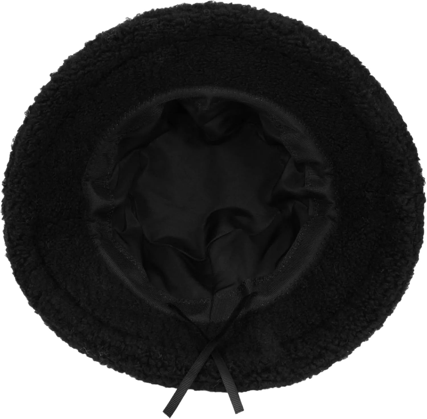 Winter Warm Plush Fuzzy Bucket Hat Faux Fur Shearling Fisherman Hats for Women
