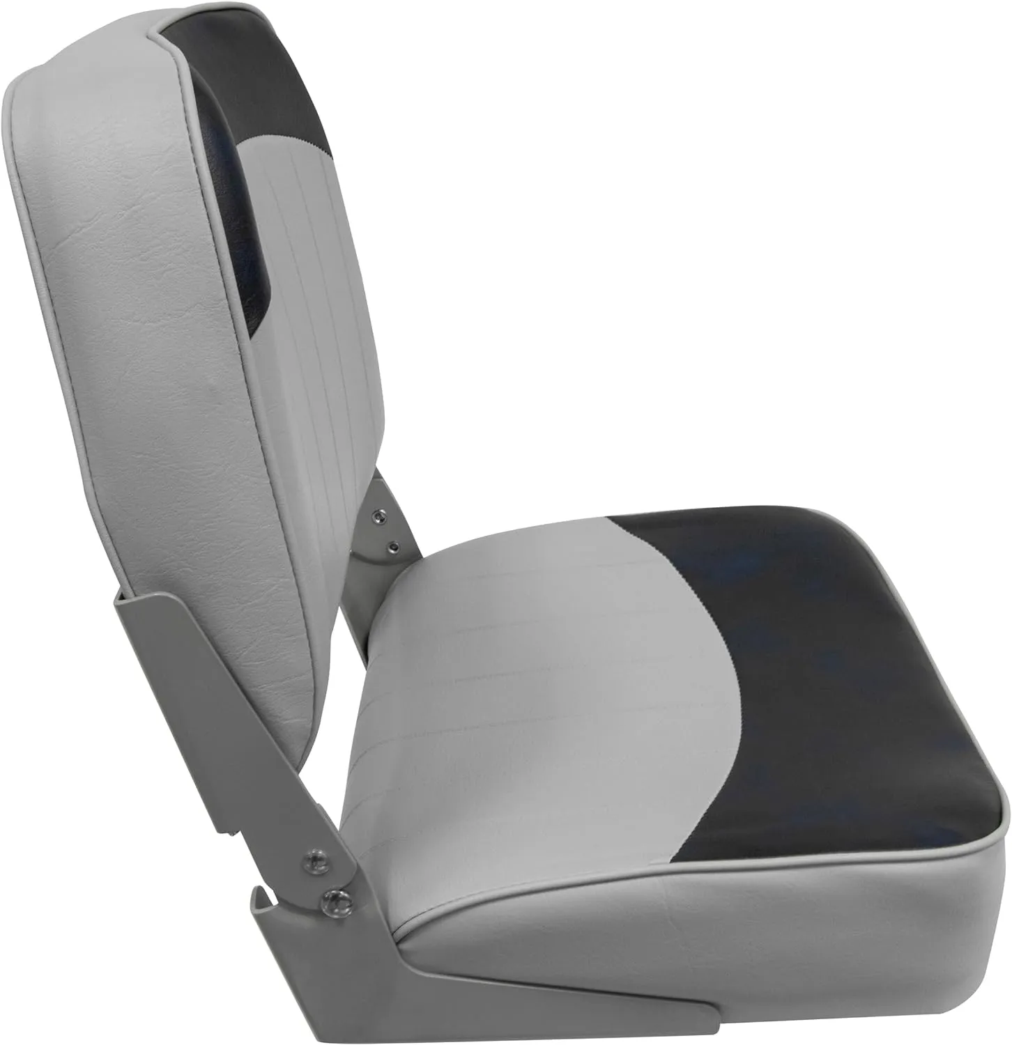 Wise 8WD734PLS-660 Standard Low Back Boat Seat, Grey/Blue