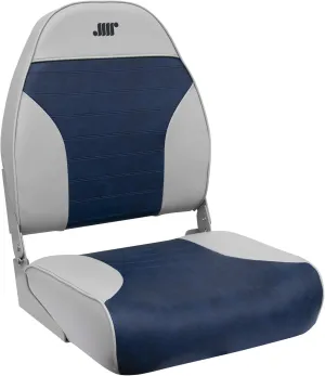 Wise Mid-Back Fishing Boat Seat with Logo