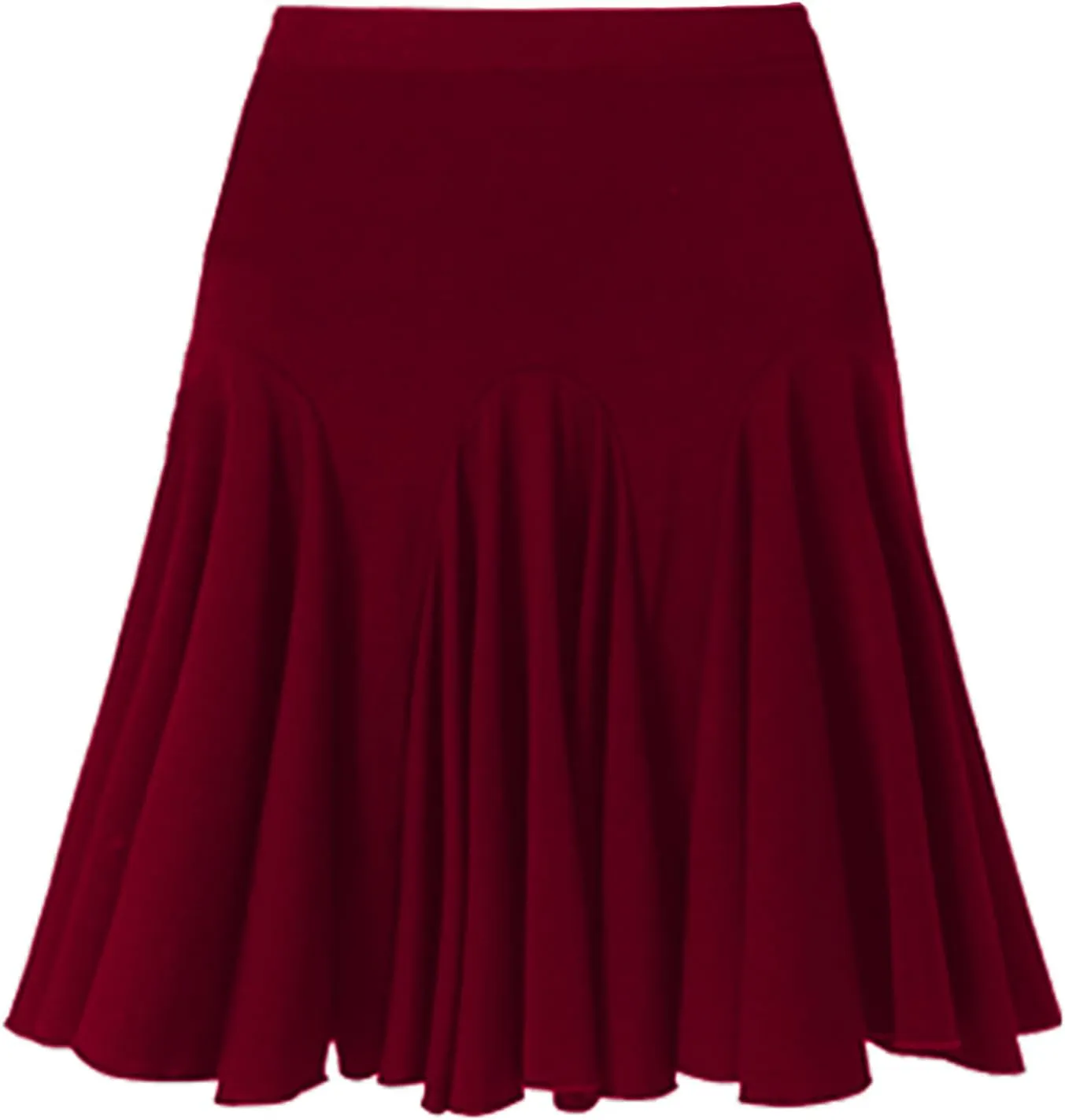 Women Black Ruffle Dance Skirt for Women A Line Casual Skirt Ladies Pleated Tennis Latin Dance Skirt with Shorts