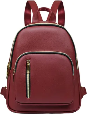 Women Mini Backpack Purse PU Leather Anti-theft Backpack Ladies Fashion Casual Travel Daypack Rucksack