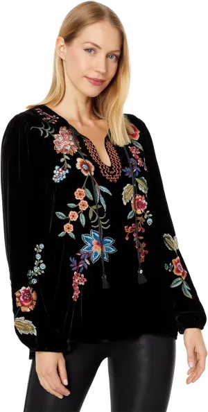 Women's Ardell Velvet Relaxed Blouse