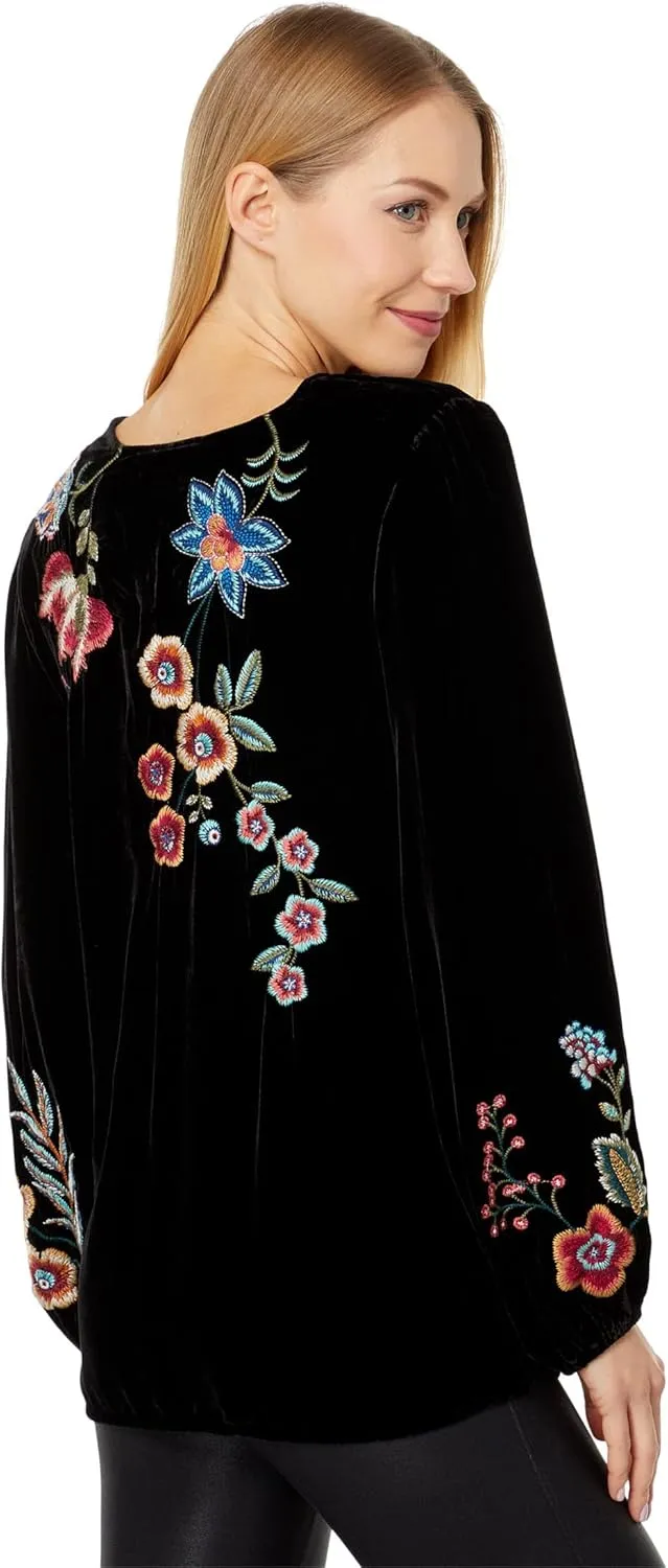 Women's Ardell Velvet Relaxed Blouse