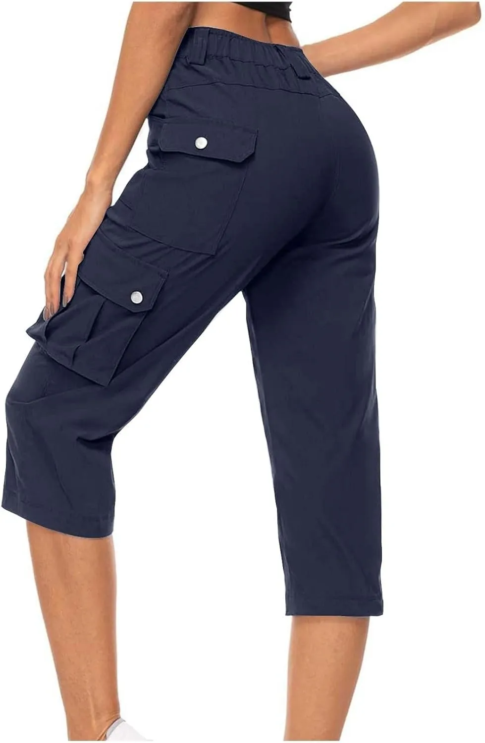 Womens Baggy Wide Leg Pants Women Summer Beach Vacation Pants Casual Wide Leg Trousers Button Down Loose Work Office