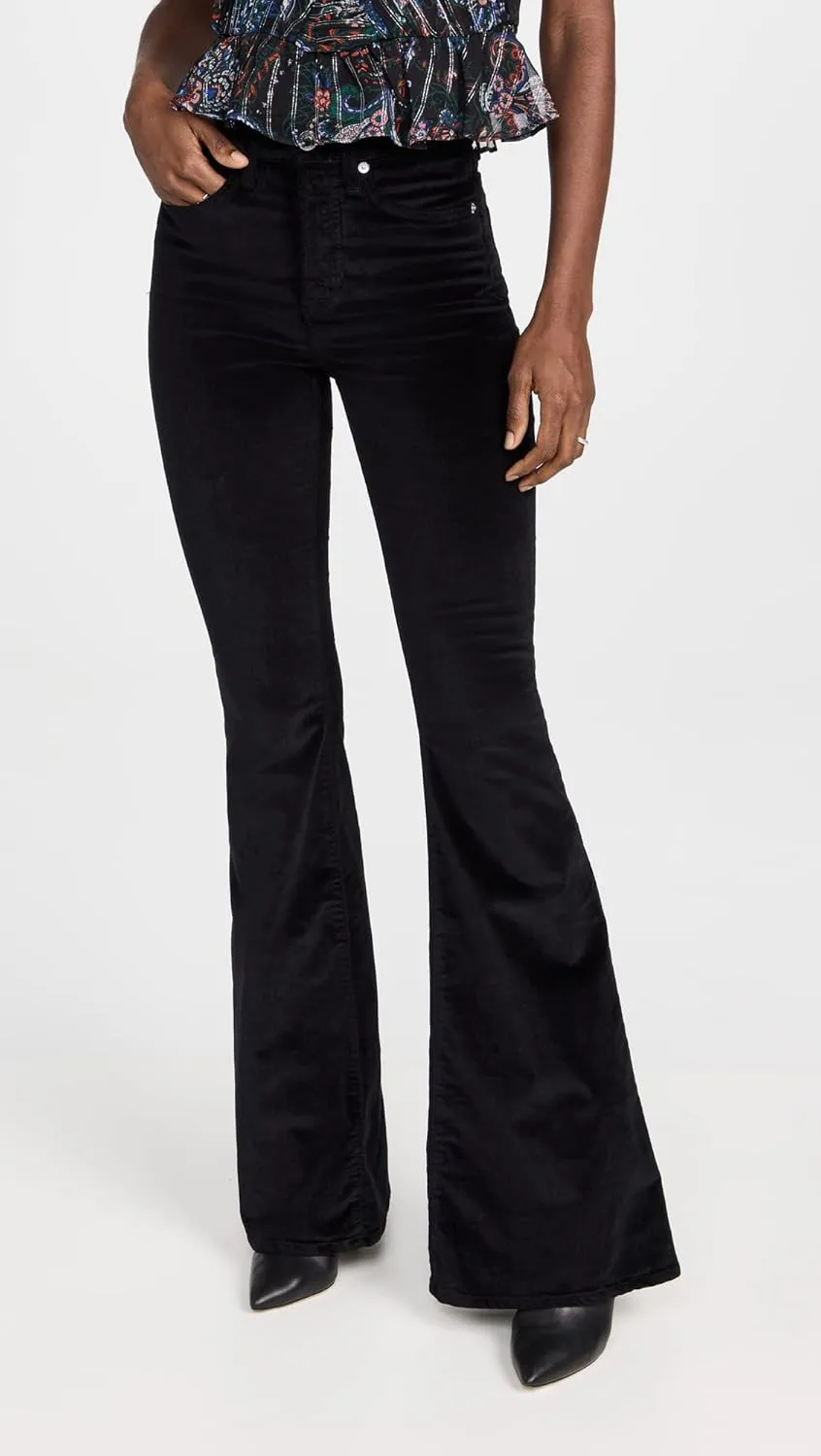 Women's Sheridan Velvet Bell Bottom Jeans