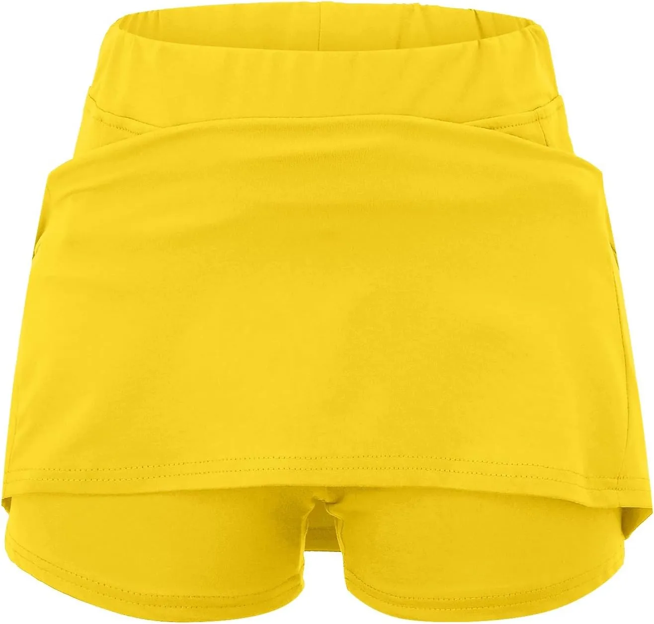 Womens Skorts with Pockets Tummy Control Plus Size Skorts High Waist Athletic Sports Pants Skirt Casual Shorts