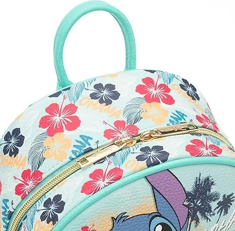 WondaPop Disney Stitch 11" Vegan Leather Mini Backpack
