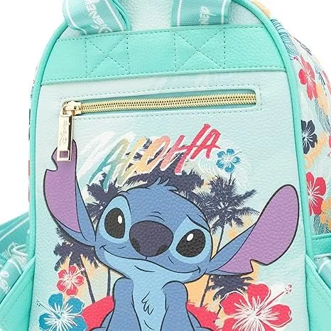 WondaPop Disney Stitch 11" Vegan Leather Mini Backpack