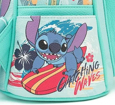 WondaPop Disney Stitch 11" Vegan Leather Mini Backpack