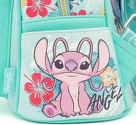 WondaPop Disney Stitch 11" Vegan Leather Mini Backpack