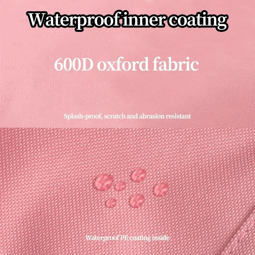 WOOHA 95L Large laundry basket,Collapsible laundry hamper, Tall Clothes Baskets Folding Washing Bin Foldable Fabric Hamper Bags for Bedroom, Closet,Bathroom,College,laundry bag,pink