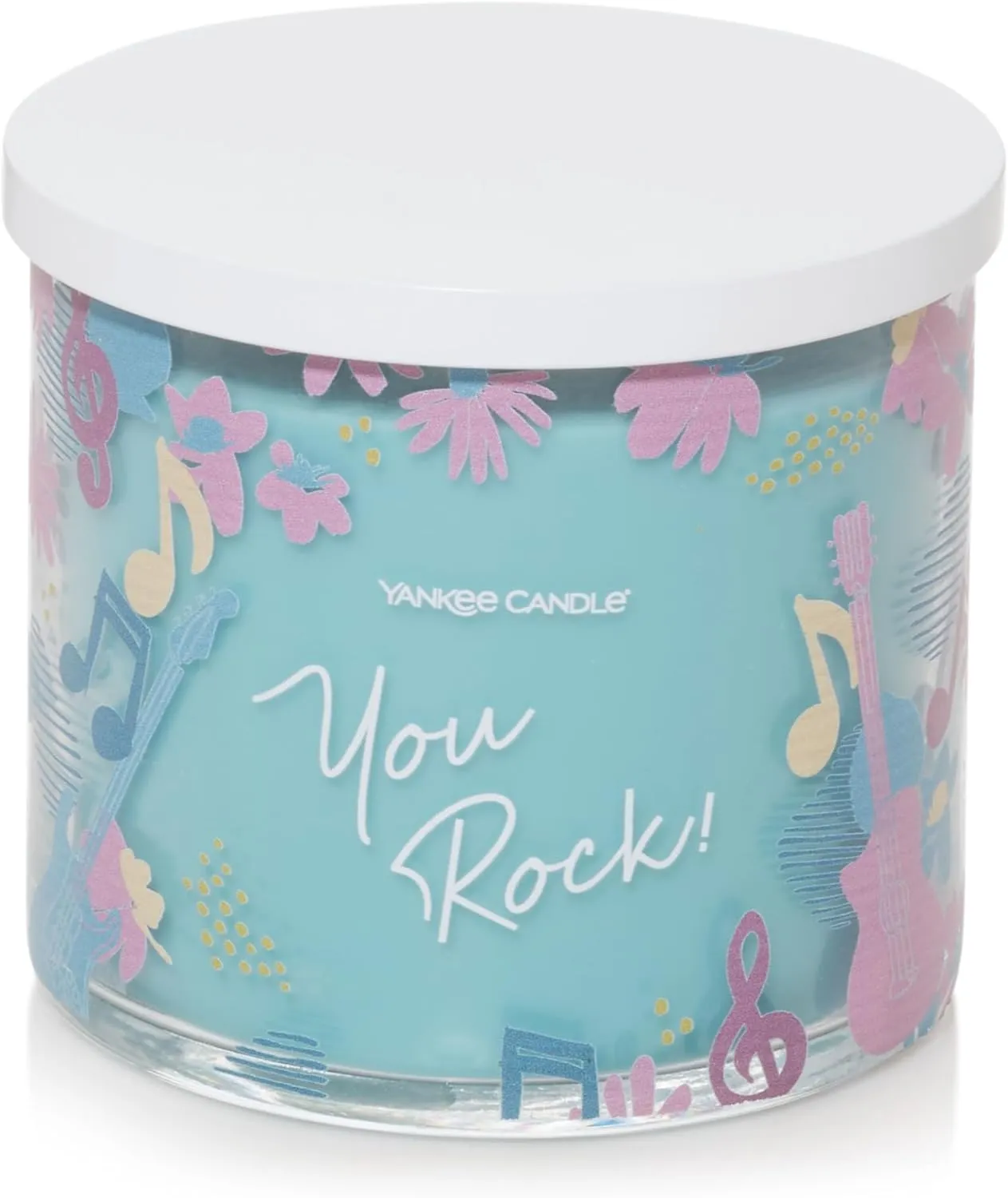 Yankee Candle 3-Wick You Rock Candle in Catching Rays Scent, 14.5oz – Ideal Gift for Every Occasion, Perfect for Men & Women