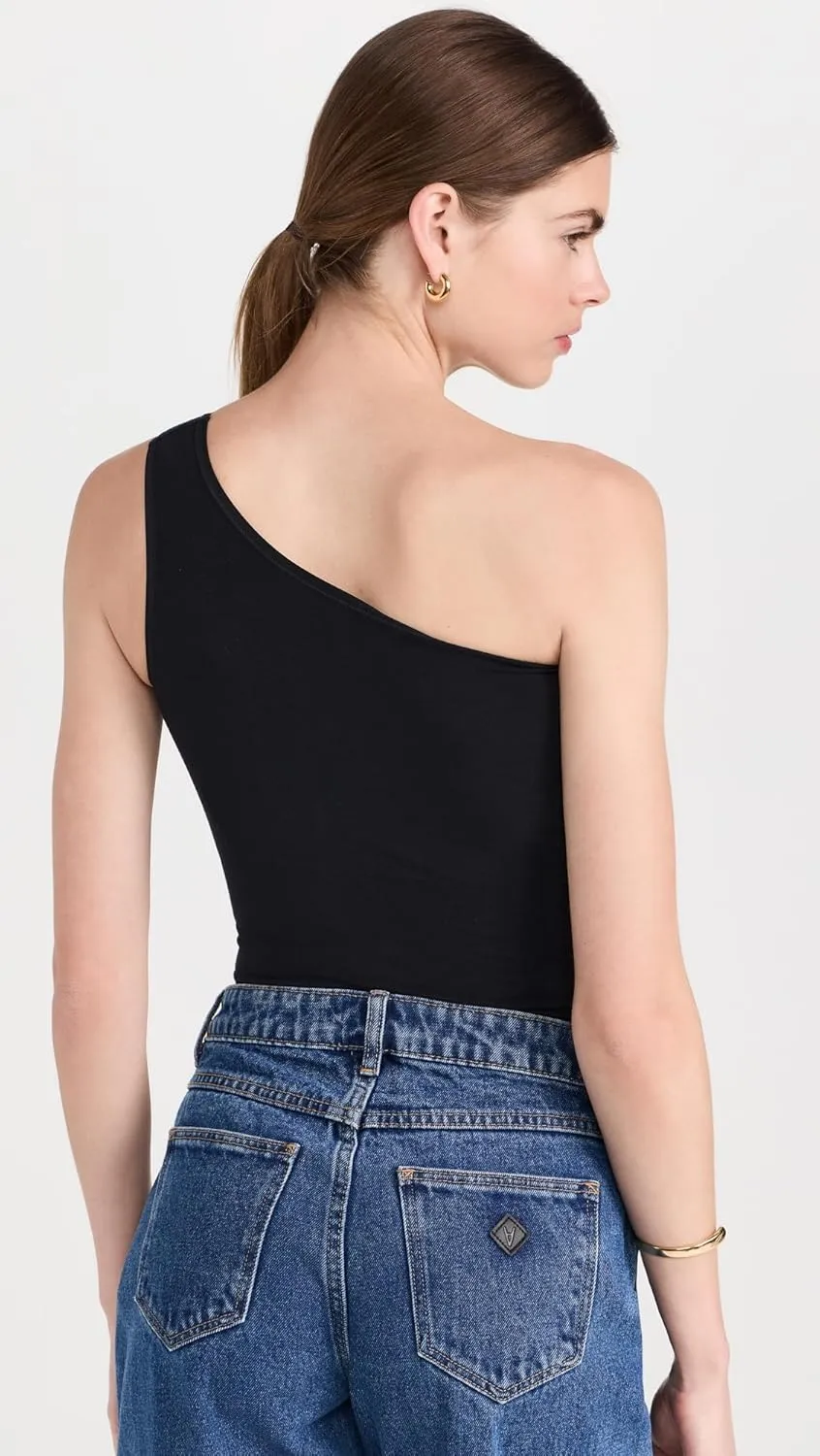 Yummie Womens One Shoulder Shaping Thong BodysuitOne Shoulder Shaping Thong Bodysuit