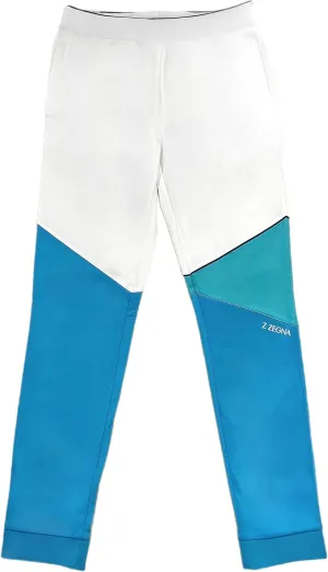 ZEGNA Z Ermenegildo Men's Color Block Patchwork Slim Track Pants