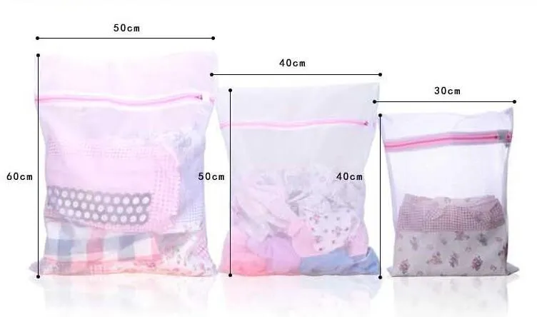 Zippered Mesh Laundry Bags On Sale