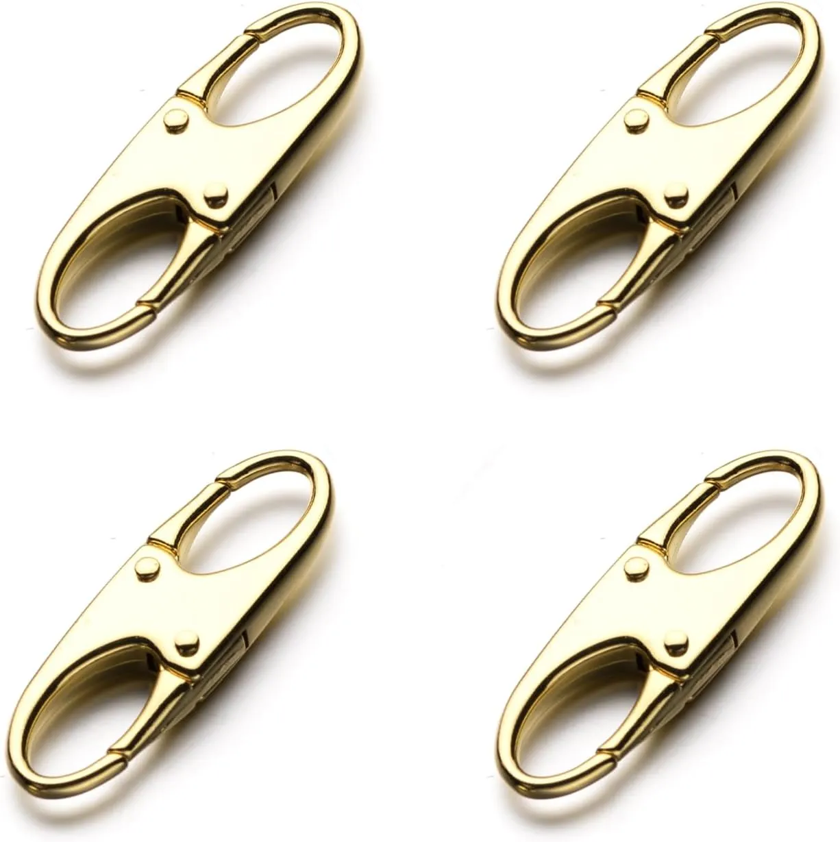 Zpsolution Zipper Clips Anti Theft - Keep The Zipper Closed - Zipper Locks Anti Theft (4 Gold), zp2021006